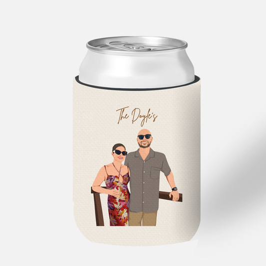 Custom Faceless Portrait Stubby Holder