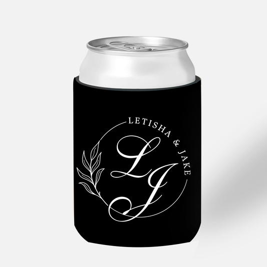 The Vows Are Done Lets Have Some Fun - Personalised Stubby Holder for Weddings