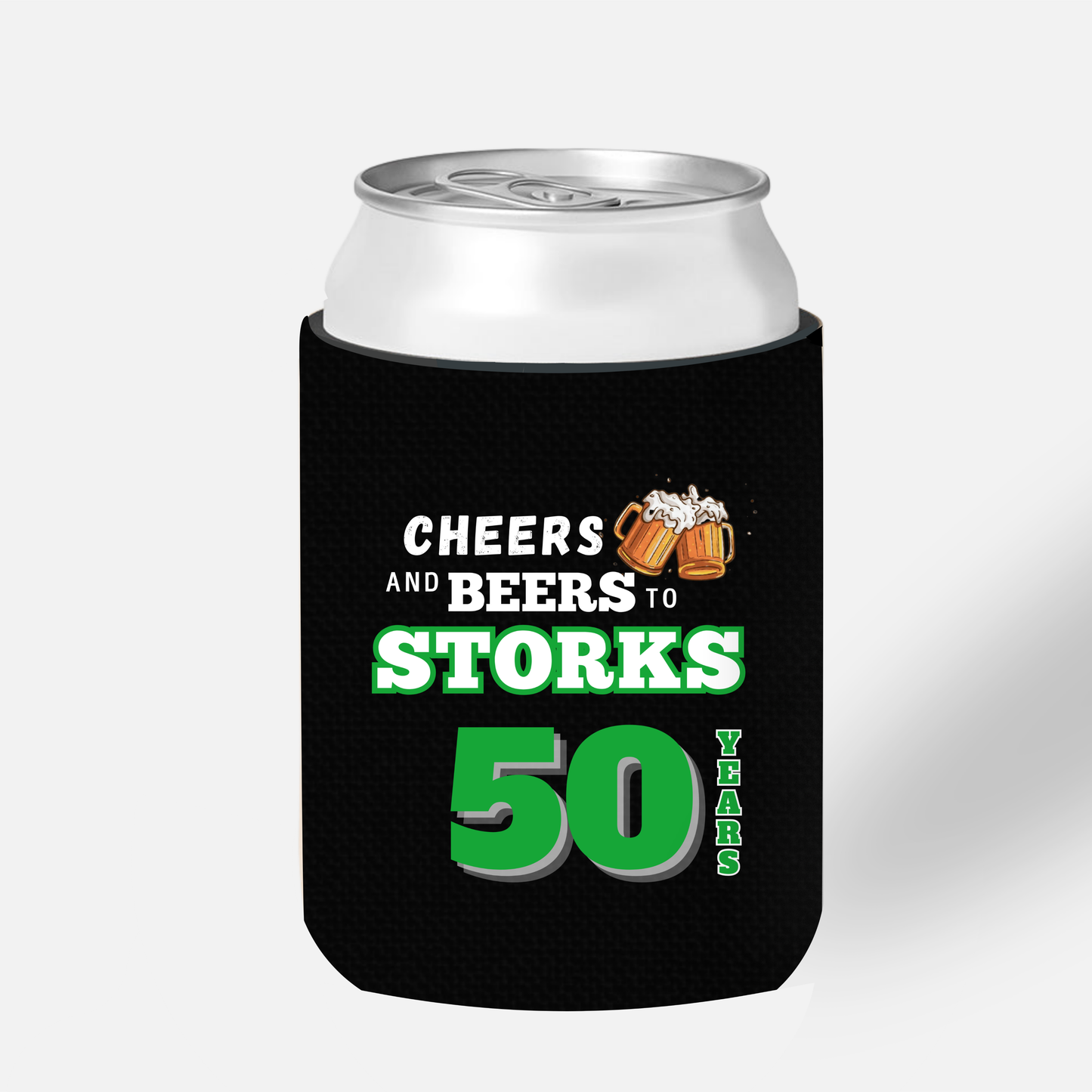 Cheers & Beers - Personalised Stubby Holder for Birthday Parties
